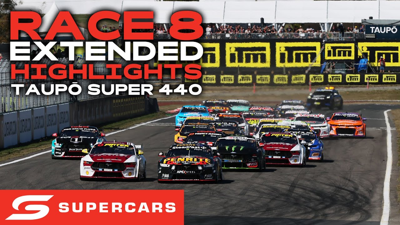 Race 8 Extended Highlights - ITM Taupō Super 440 | 2025 Repco Supercars Championship