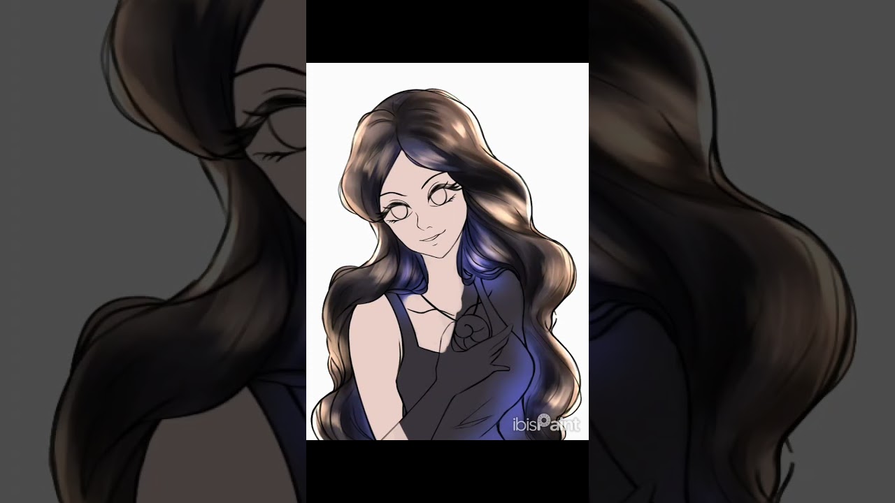 The villain always has a vibe🖤 | #vanessa #littlemermaid2023 #villainvibes #speedpaint #art