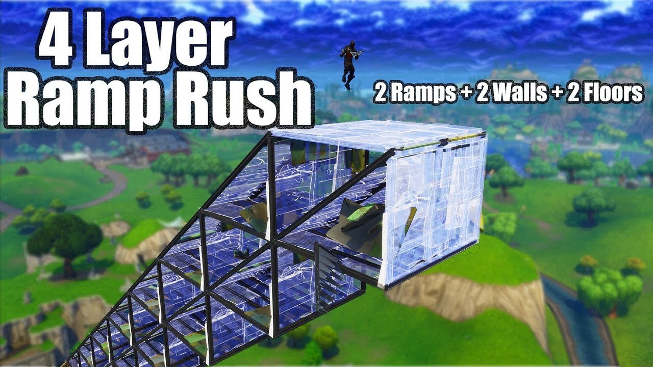 4 Layer Ramp Rush v2 (Tutorial) - Fortnite Battle Royale