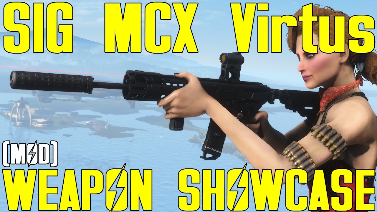 Fallout 4: SIG MCX Virtus - Weapon Mod Showcase