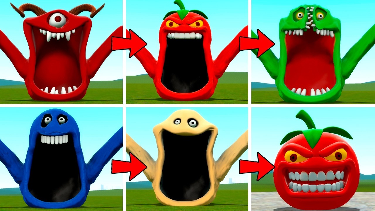 NEW EVOLUTION OF ROBLOX HUGRY WORM INTO A GIANT SEA MONSTER in Garry’s Mod!