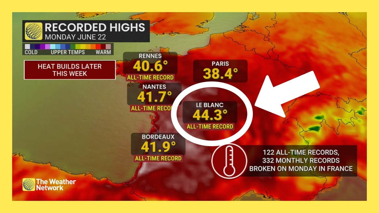 Температура поднимается выше 40&deg;C: Западную Европу накрыла смертоносная жара | #прогноз