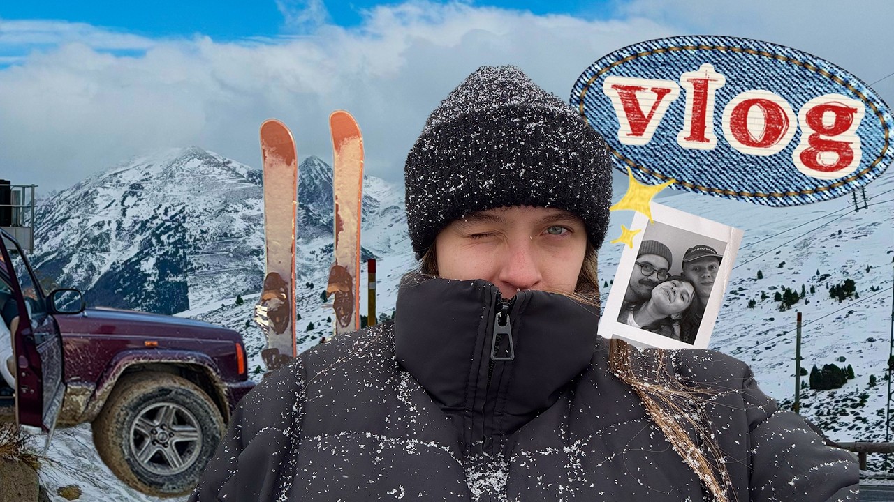 levamos caos pras montanhas nevadas de andorra