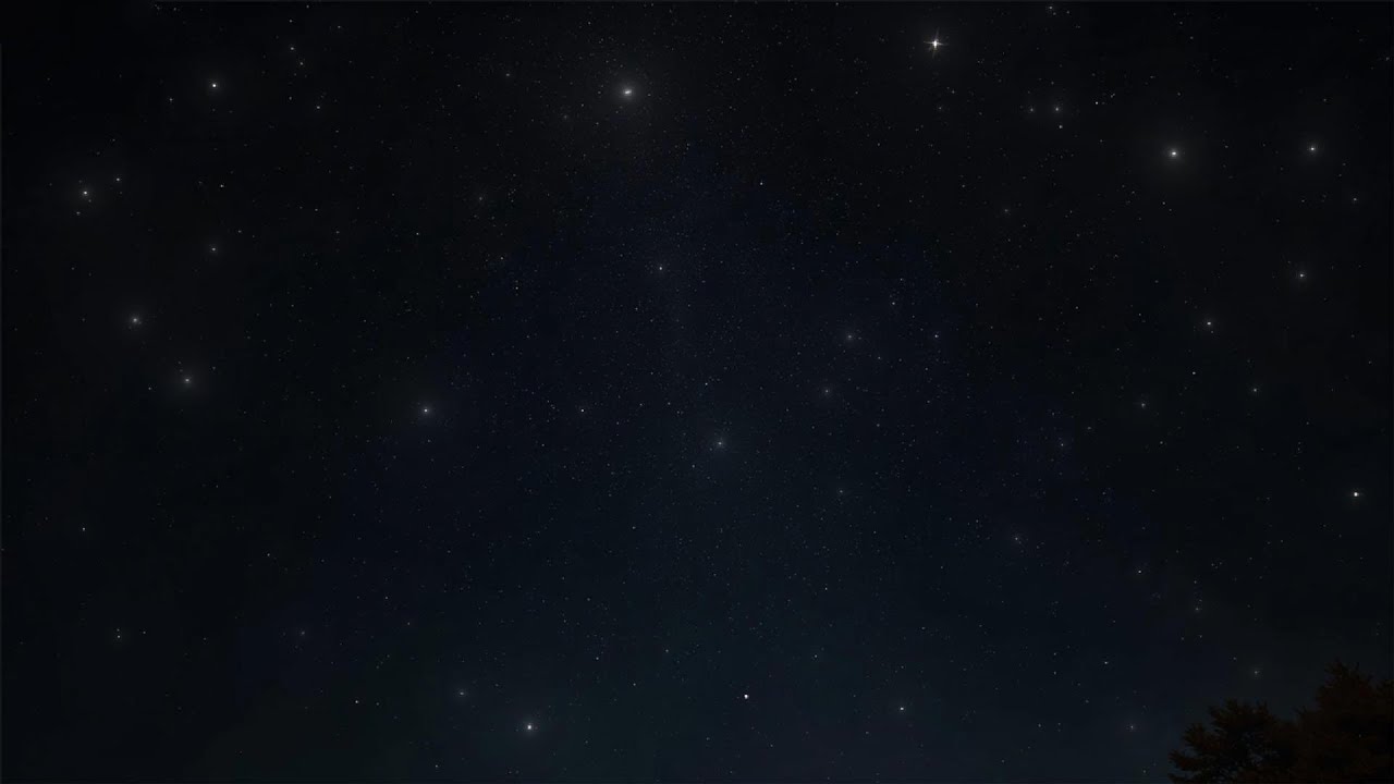 3 Hours Shooting Stars & Quiet Night Wind | Dreamlike Starry Sky Ambience
