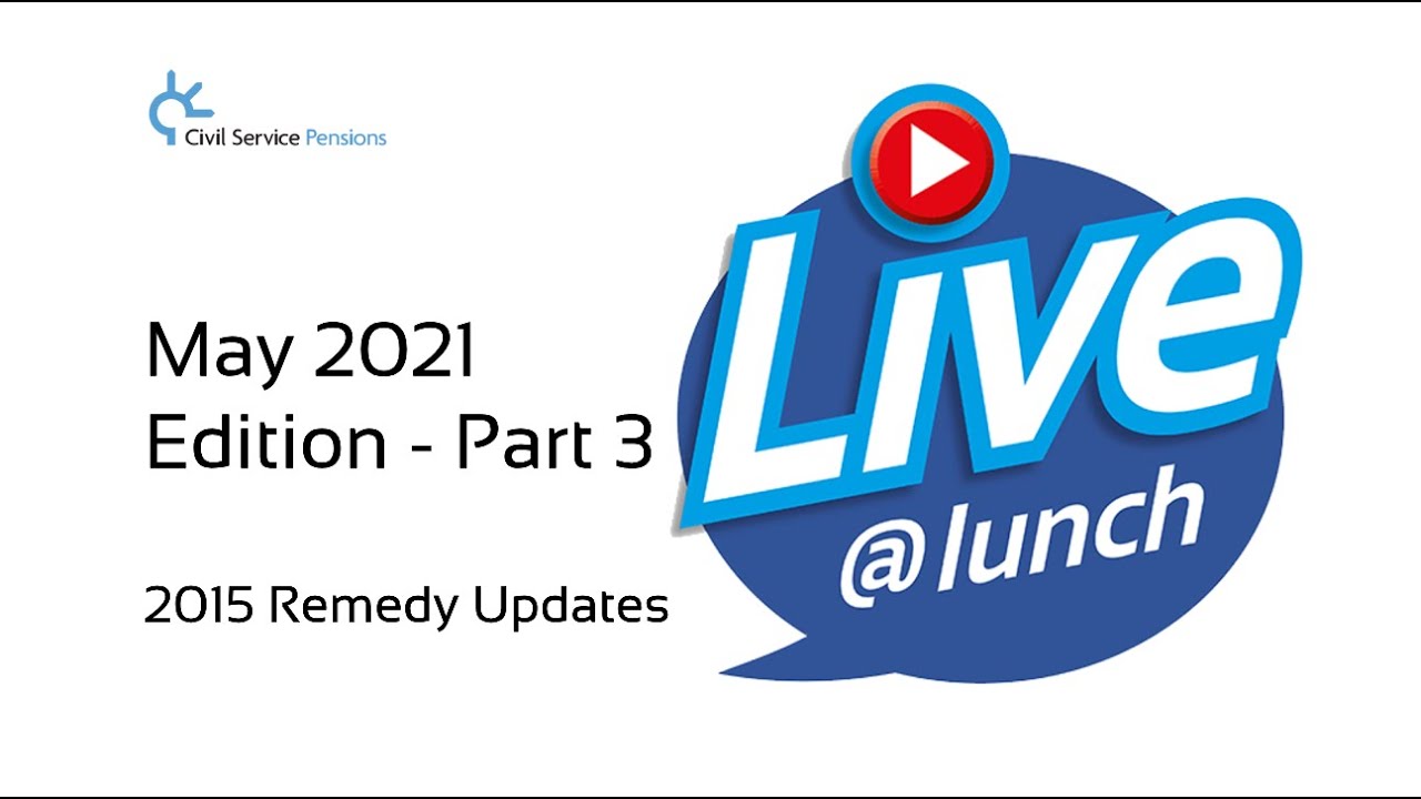 Live@Lunch: May 2021 Edition Part 3 - 2015 Remedy Programme update