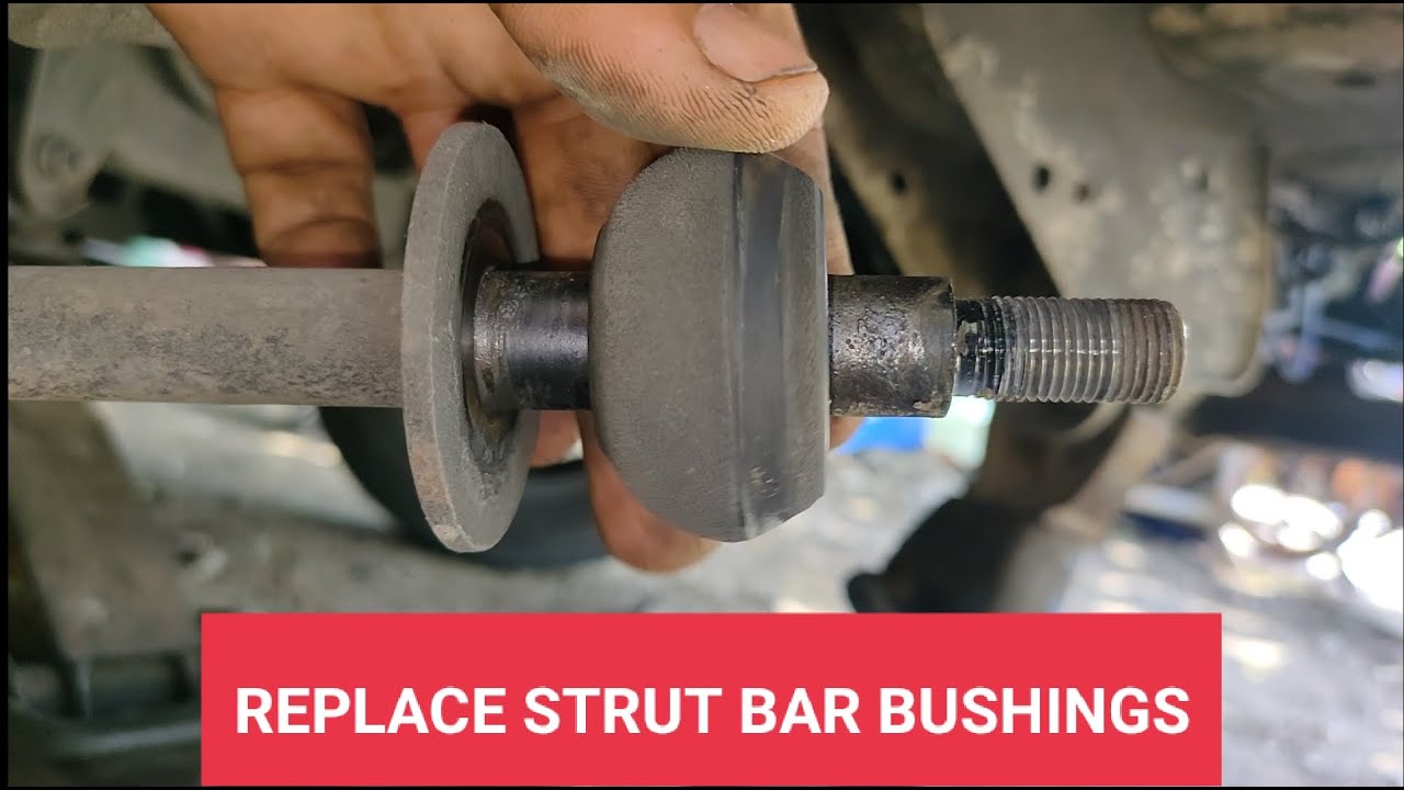Replace strut bushing, multicab