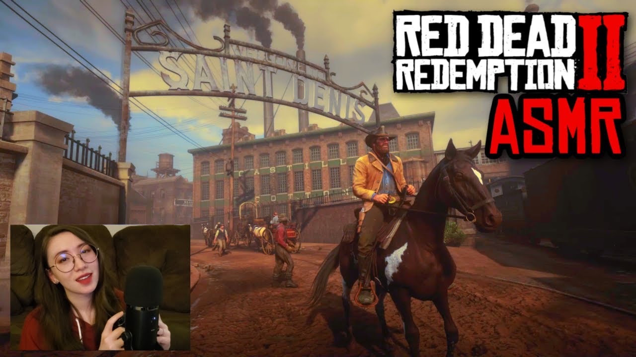 ASMR | Let's ride from Strawberry to Saint Denis 🐎 Red Dead Redemption 2