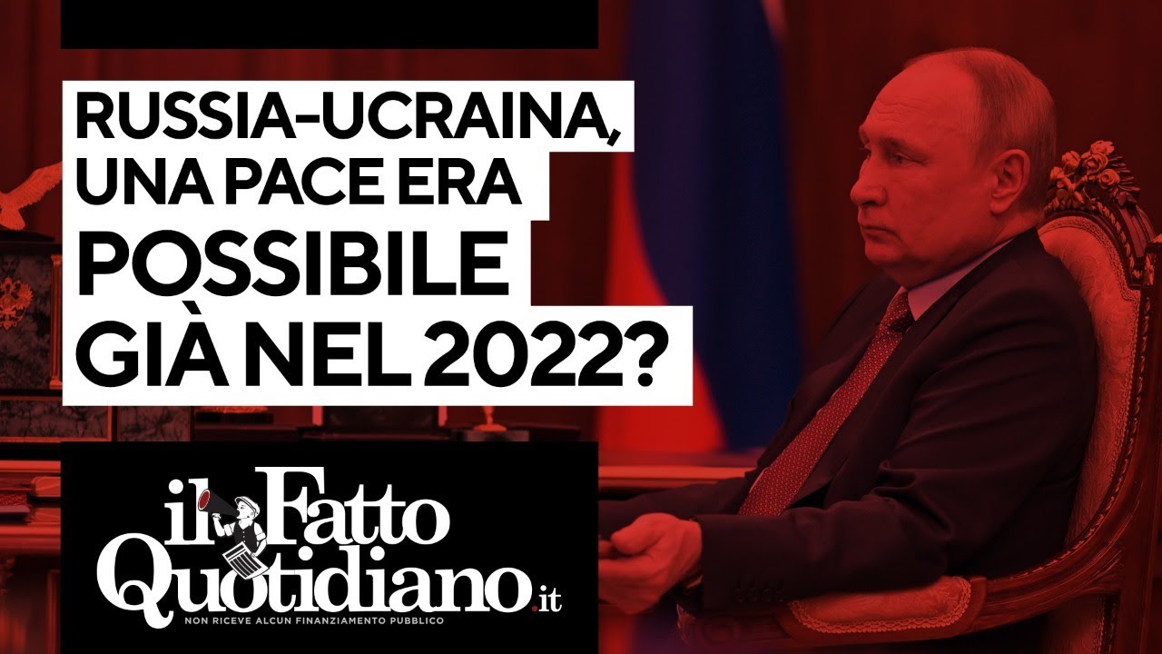 Russia-Ucraina, una pace era davvero possibile già nel 2022?