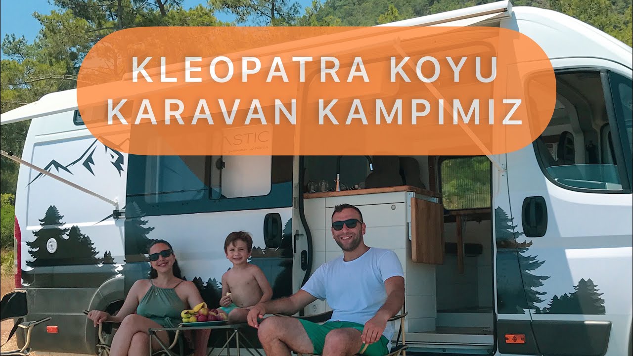 Kleopatra Koyu Karavan Kampımız - Tekirova Antalya 🚎🏕 #vanlife #karavan #karavankampı