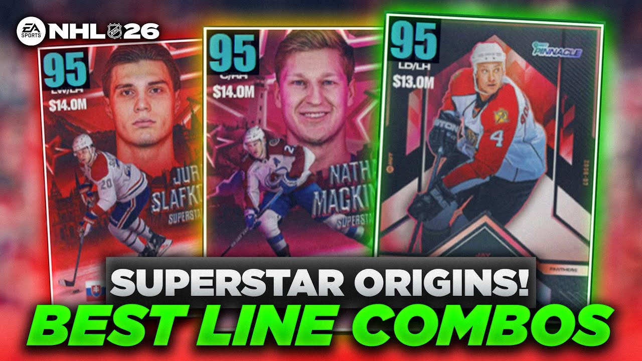 THE BEST LINE COMBOS IN NHL 26! | SUPERSTAR ORIGINS EVENT!