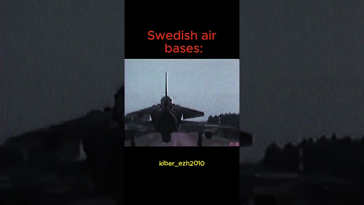 The Swedish Air Force be like: Our runway is a highway #warthunder #airforce