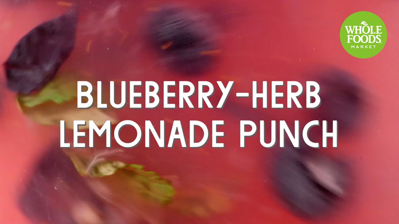 Blueberry-Herb Lemonade Punch l Whole Foods Market