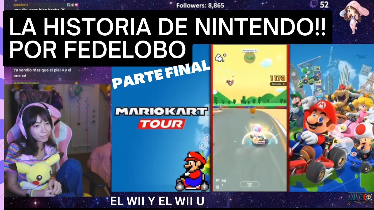 La historia de Nintendo explicado por FEDELOBO parte #4 | AmyGio reacción