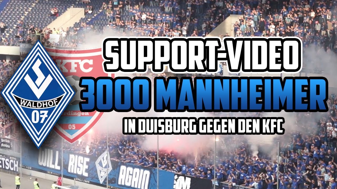 Stimmungsvideo: 3000 Mannheimer gegen Uerdingen (KFC Uerdingen 1:0 SV Waldhof Mannheim, 24.05.18)