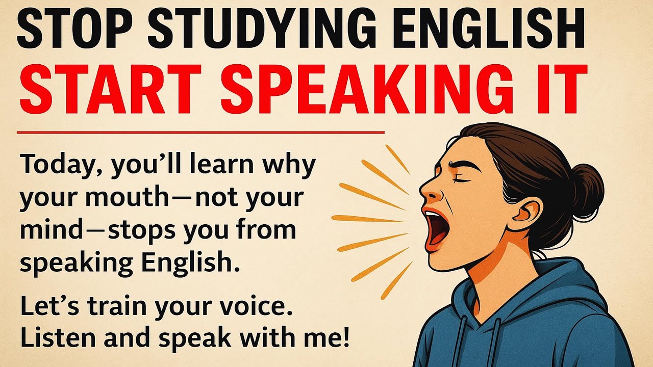 Stop Studying English, Start Speaking It | 5 Minutes a Day to Fluency | Speak Fluently English ✅️