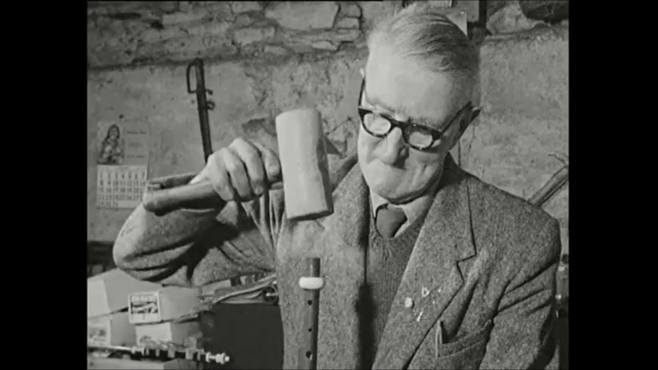 Making Uilleann Pipes, Co. Cavan, Ireland 1968
