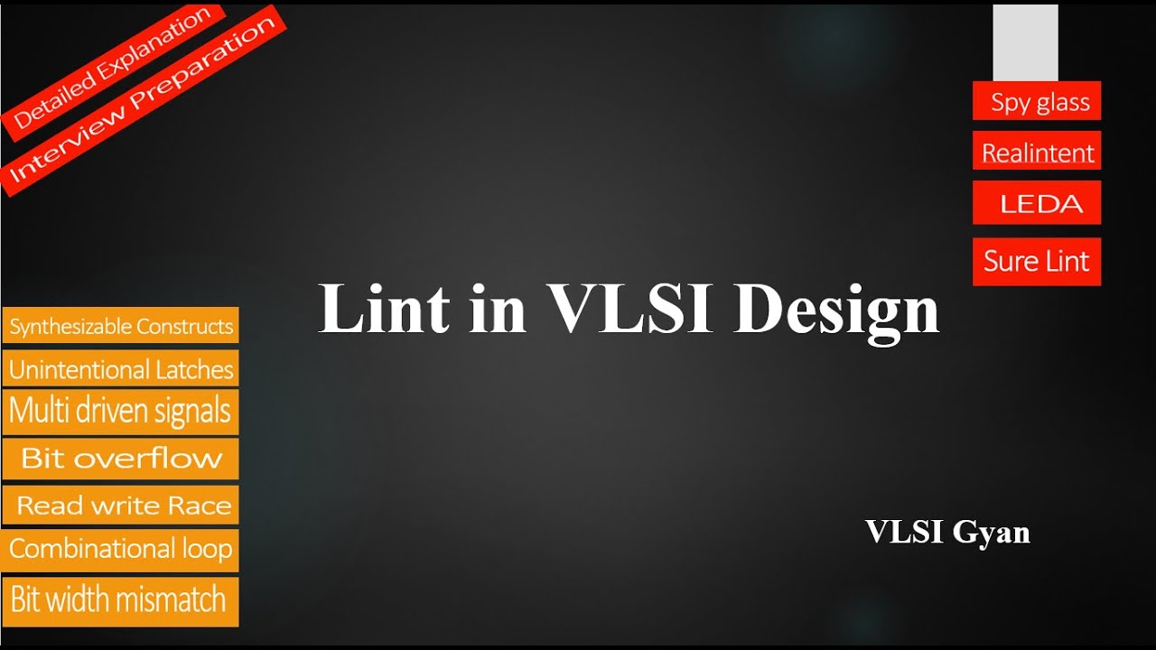 Lint in RTL Design || RTL Linting || Linters