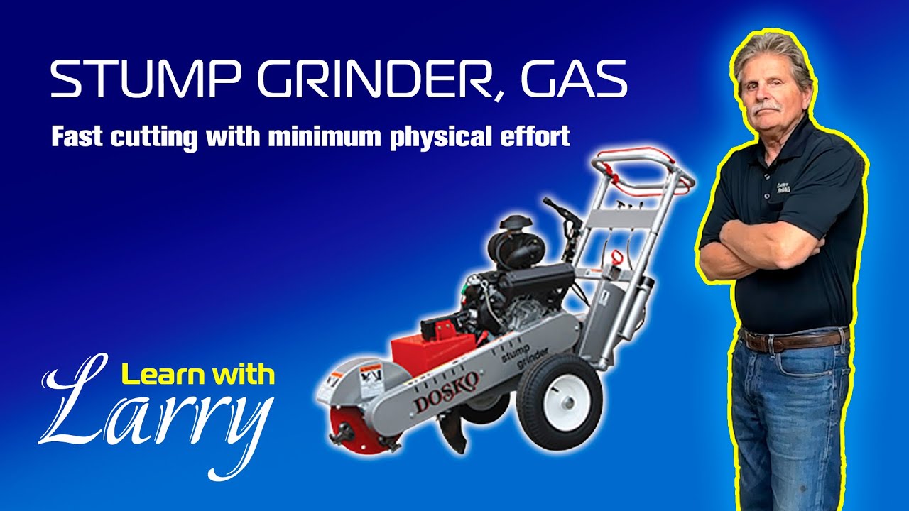 Gas-Powered Stump Grinder | Remove Tree Stumps Like a Pro