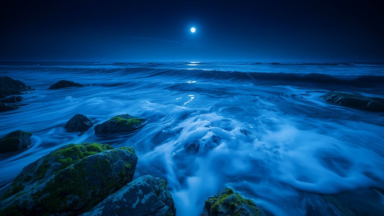 Soothing Ambient Music with Night Waves | Music to Soothe Your Heart