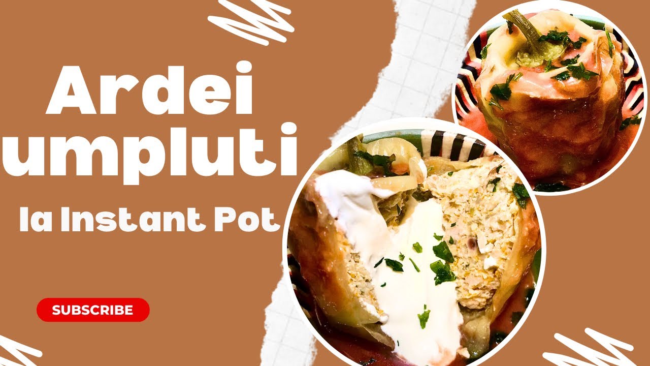 Ardei umpluti gatiti la Instant Pot. Reteta clasica, metoda moderna de gatit😍