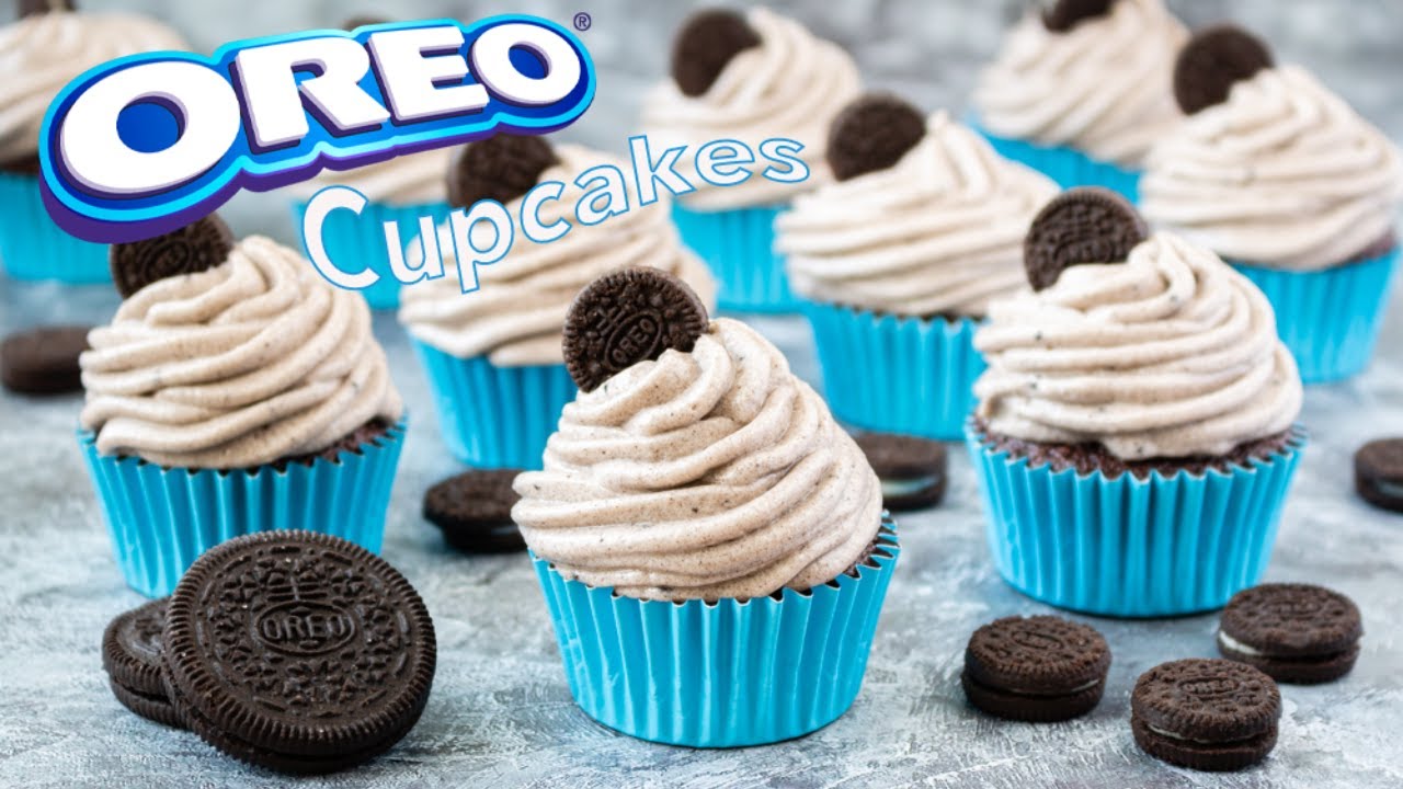 ✅​ Receta especial de CUPCAKES de OREO ¡¡Muy FÁCIL!!