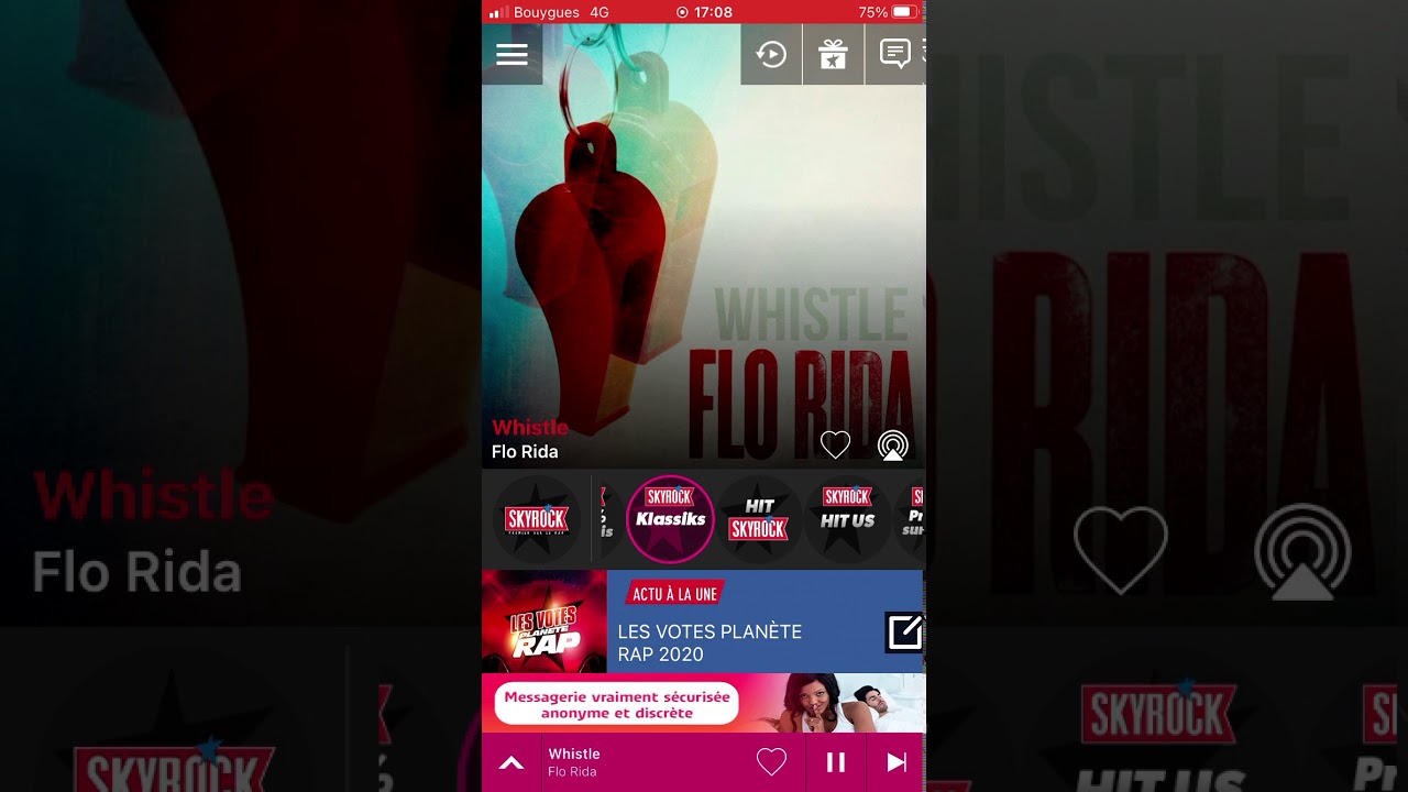 Flo Rida - Whistle ( Version Skyrock )