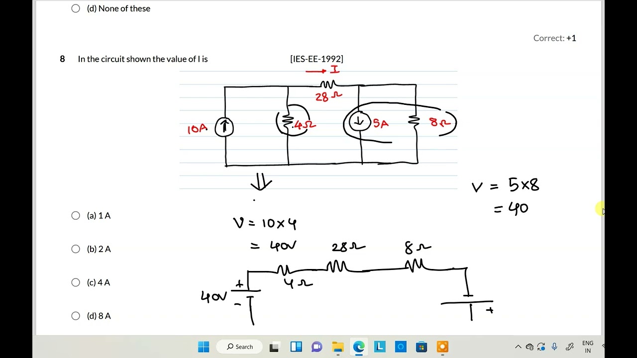 UNIT-1// CHAPTER-3//LECTURER 3// TEST SERIES EXPLANATION ON KCL AND KVL