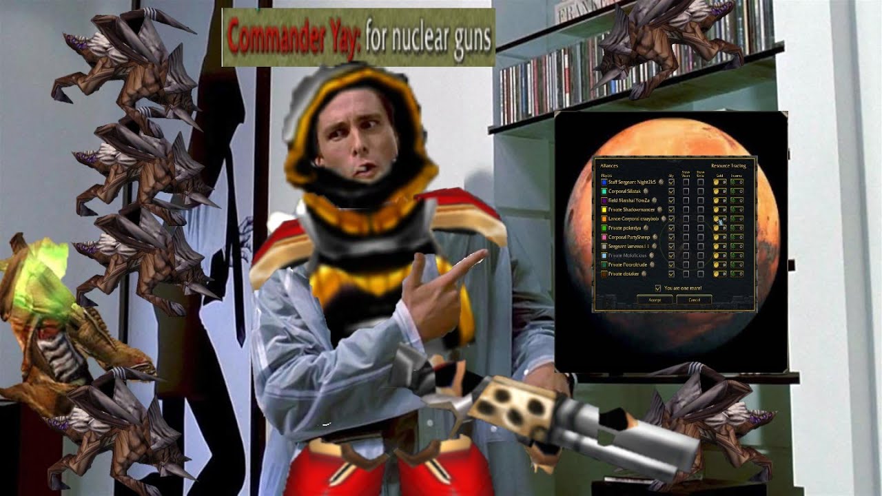 Warcraft 3 - Survival 1.383, commander gameplay, 11 players