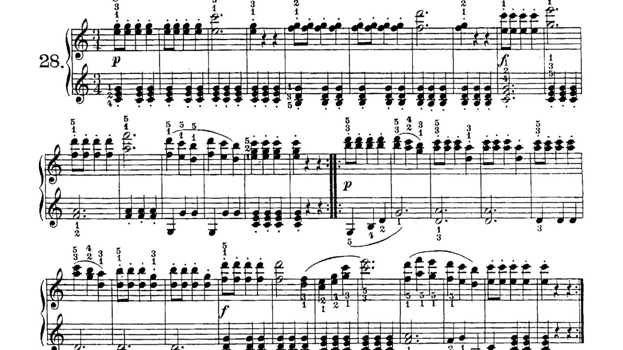 Carl Czerny - Le petit pianiste, Op.823