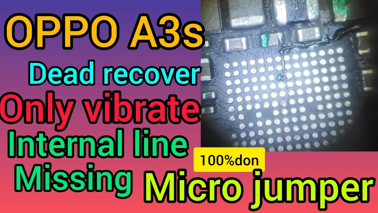 OPPO A3s dead solution||oppo a3s only vibrate