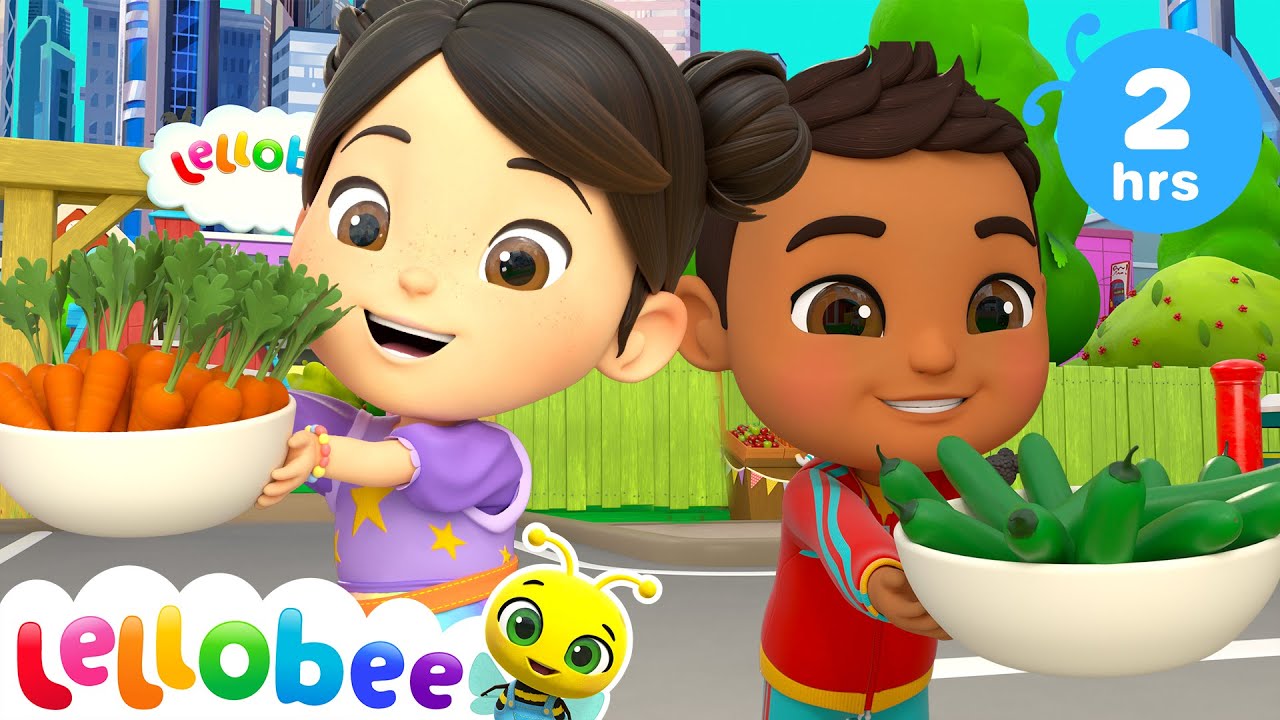 Please and Thank You Song | 2 HOURS | 🐝 PRESCHOOL PLAYHOUSE 🐝 | Lellobee Kids Karaoke