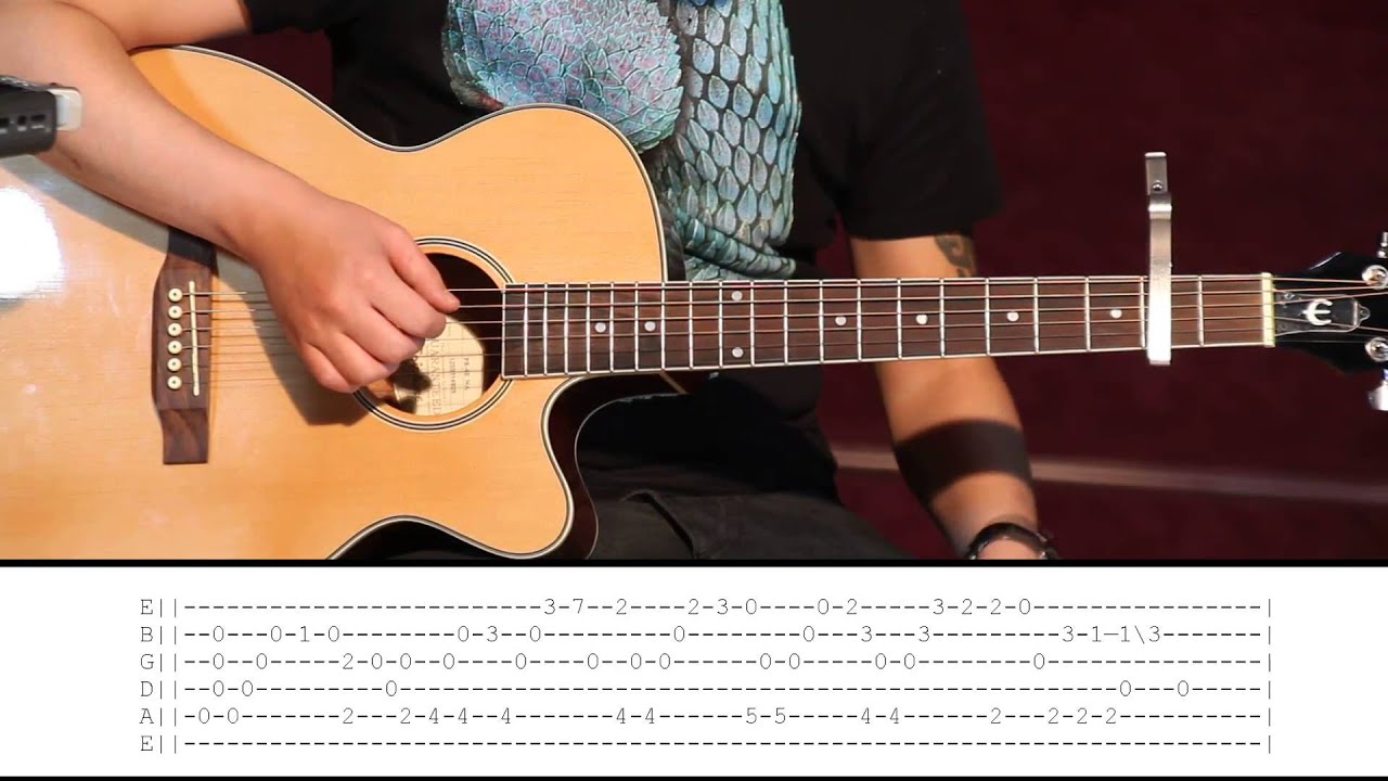 Daavka - ABBA Happy New Year (Guitar Lesson Part 1) Tutorial