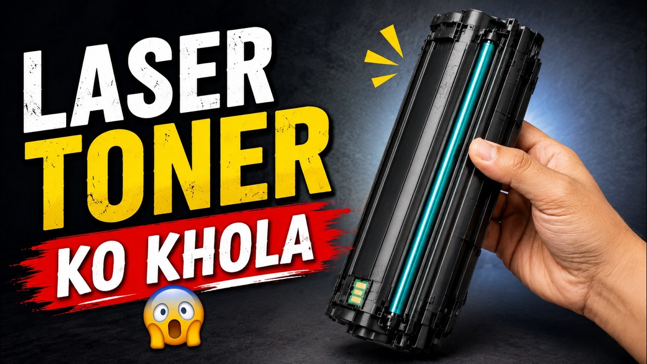 Printer Toner Cartridge Ko Kholkar Dekha – Andar Kya Nikla? 😲 | Iske Andar Kya Hai?