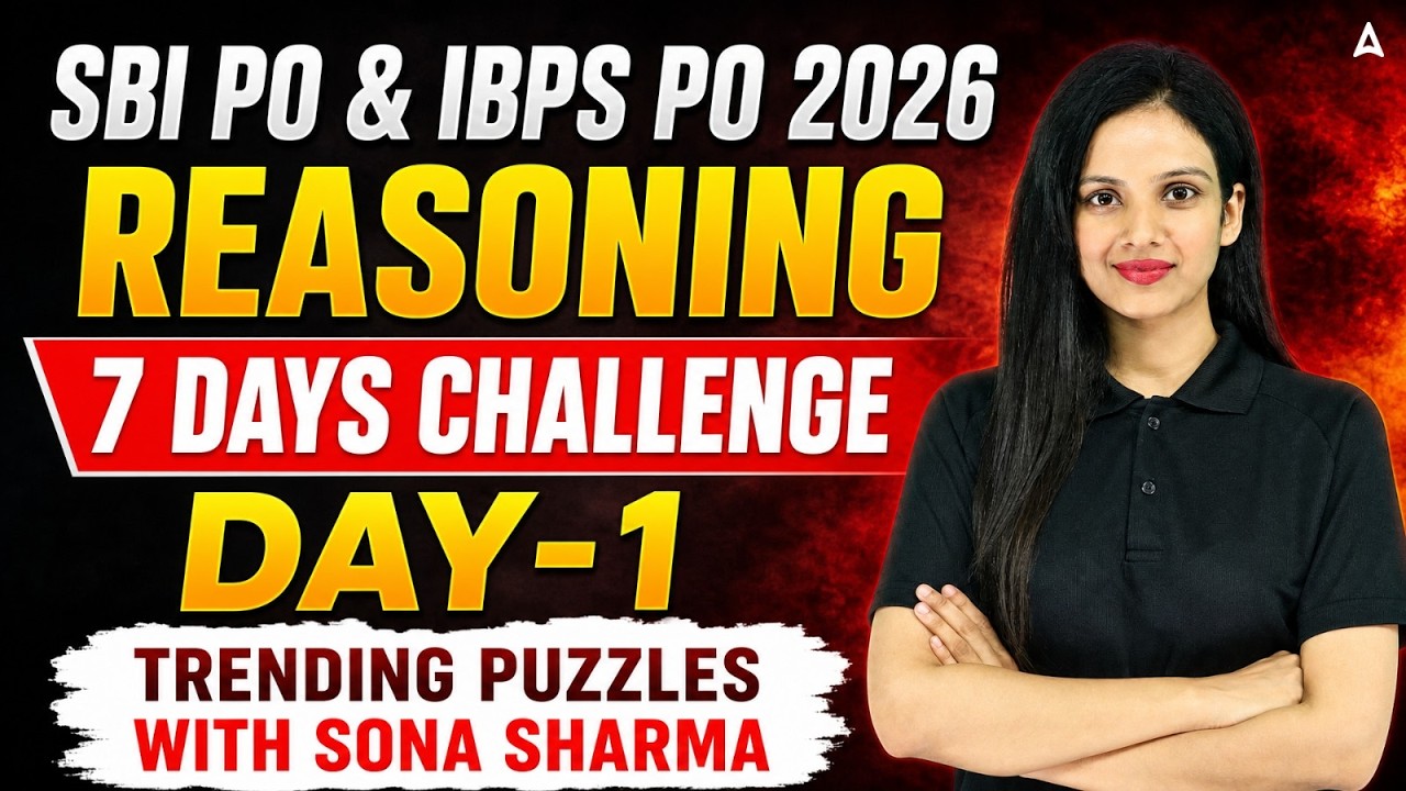 SBI Clerk & IBPS Clerk 2026 | Reasoning Most Expected Questions #04 | By Sona Sharma