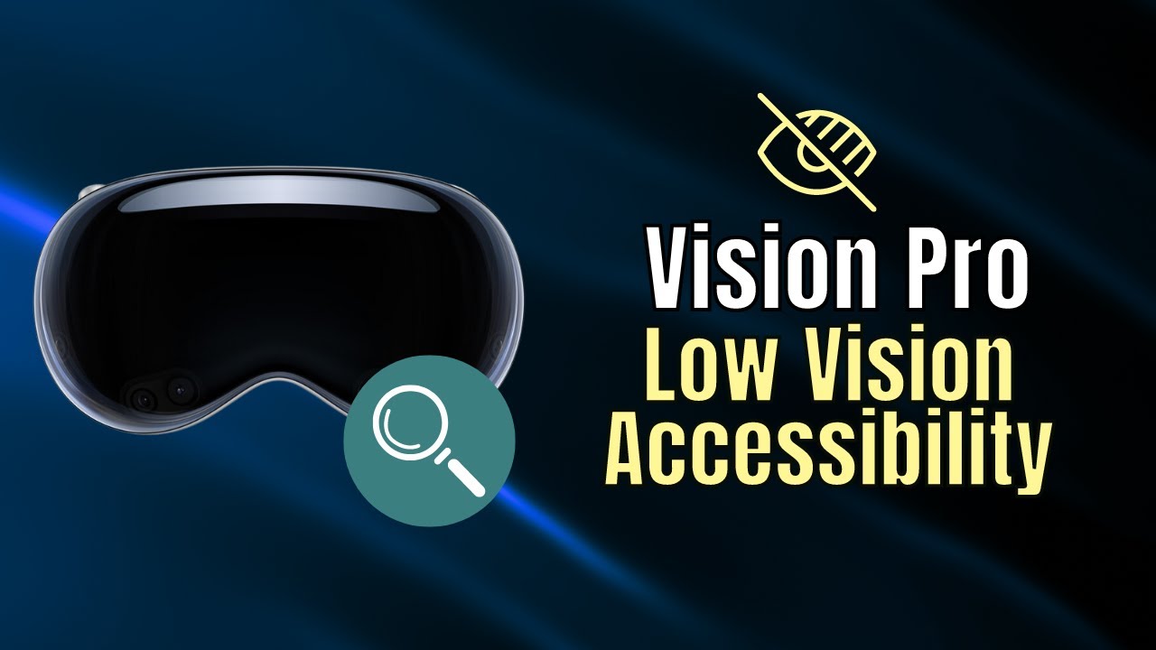 Accessibility Features for Low Vision & Visual Impairment | Apple Vision Pro #Accessibility