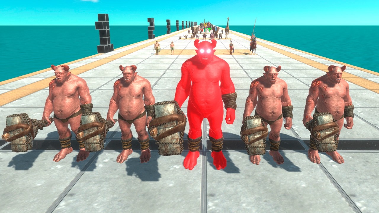 Faction Challenge vs Ogre Lord Team - Animal Revolt Battle Simulator