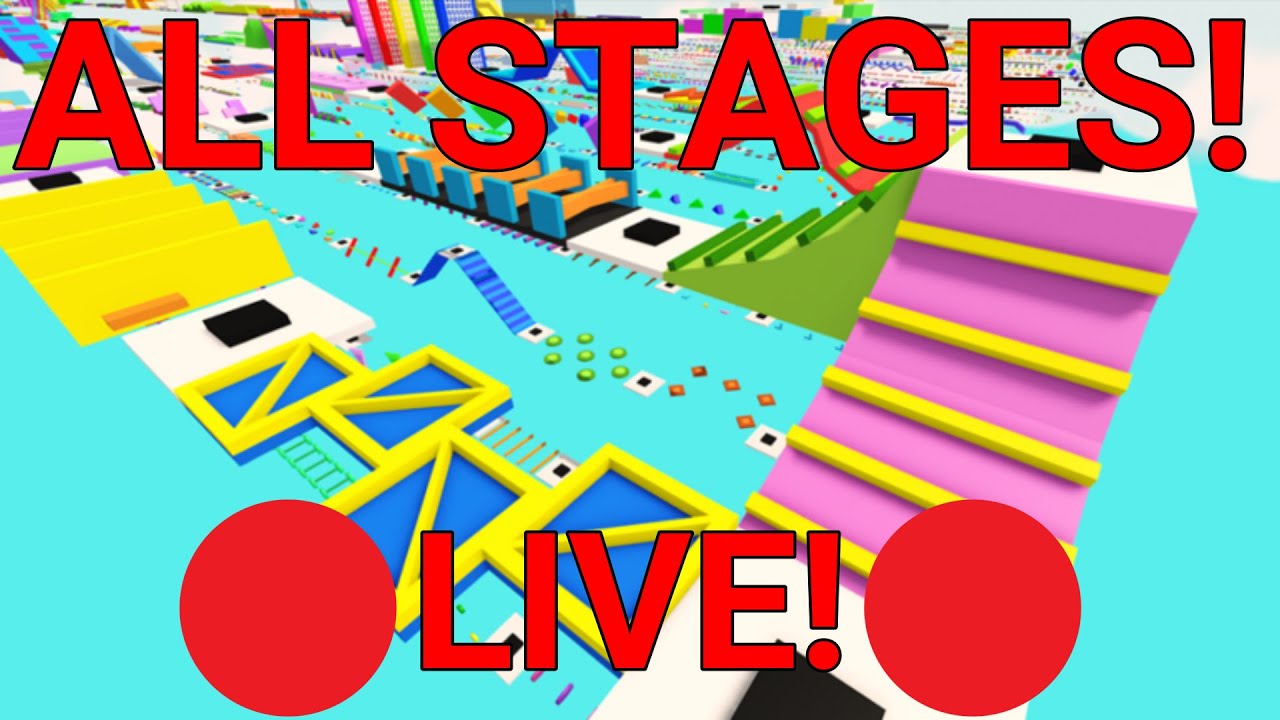 🔴LIVE🔴MEGA FUN OBBY! (ALL STAGES)