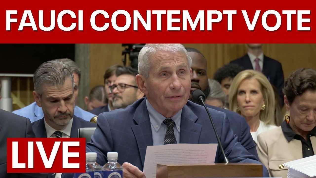 LIVE | Fauci contempt hearing: Senate panel votes to hold Dr. Anthony Fauci in contempt