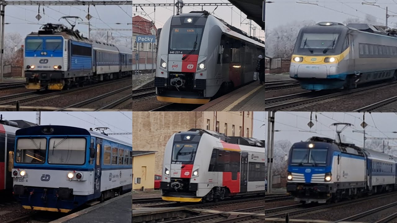 Vlaky Pečky 30.12.2024