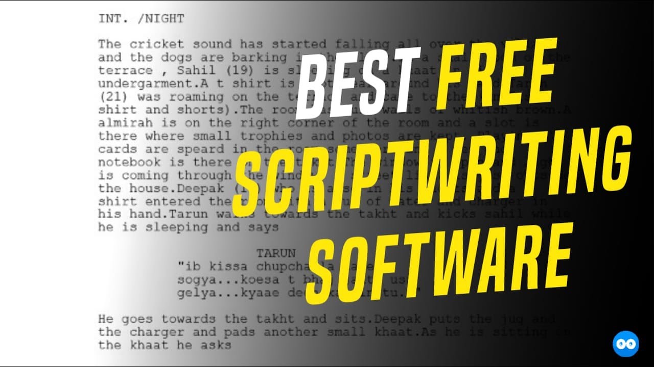 5 Free Scriptwriting Software