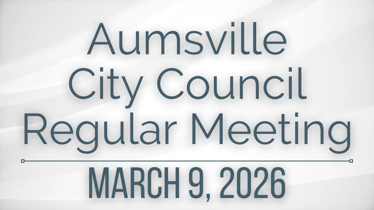 March 9, 2026- Aumsville City Council Meeting