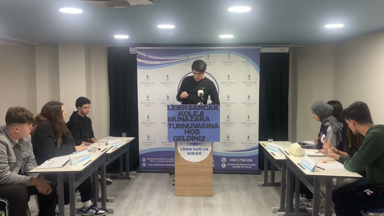 Lider Sancak Koleji Münazara Turnuvası | 1. Oturum – 1. Maç