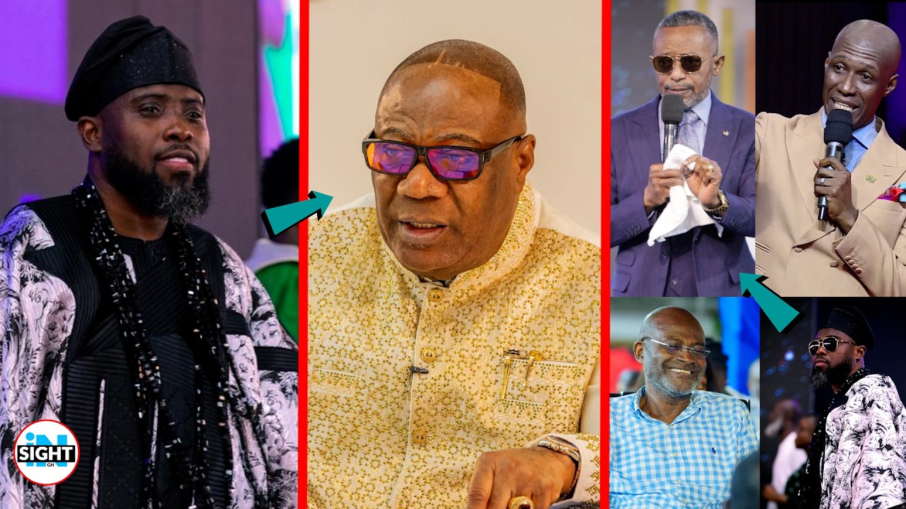 Archbishop Duncan Williams, Kofi Oduro & other Pastors were behind me to help me get back..ElBernard