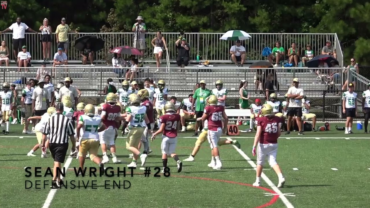 TwinSportsTV: Game Teaser Sean Wright #28 DE (Buford vs. Mill Creek 8th Grade Game)