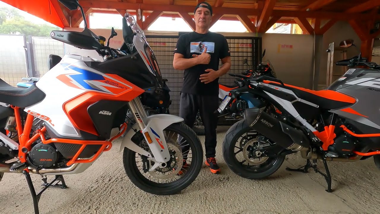 2023 KTM 1290 Super Adventrure S ARROW vs 1290 Super Adventure R Akrapovič sound check exhaust sound