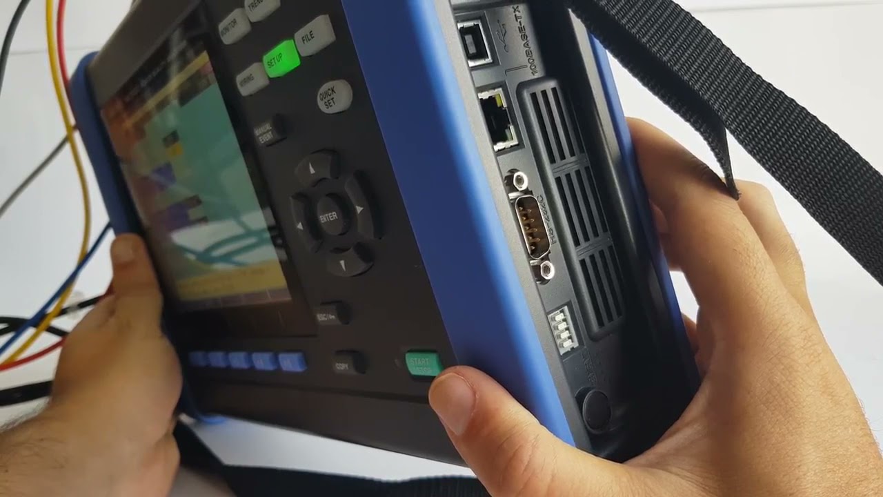 Analizador de calidad de energía Hioki PQ3100 Parte IV