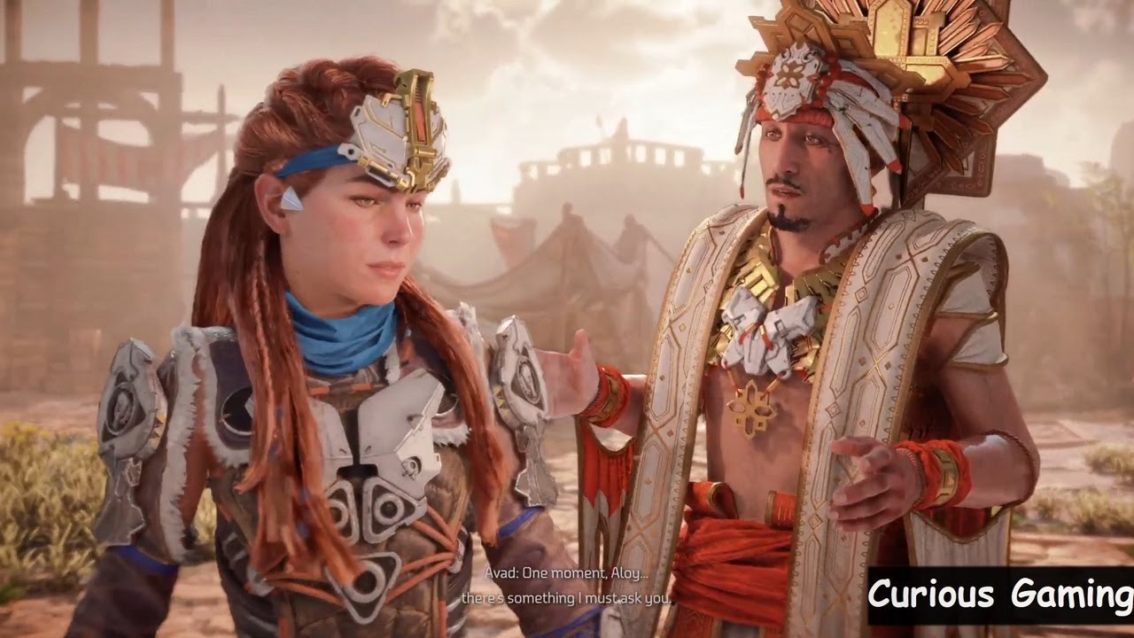HORIZON FORBIDDEN WEST - Aloy and Avad Romance | Sun-King Try Get Closer to Her