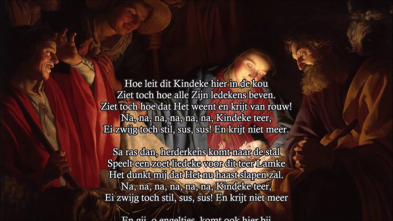 Hoe leit dit Kindeke hier in de kou (SATB)