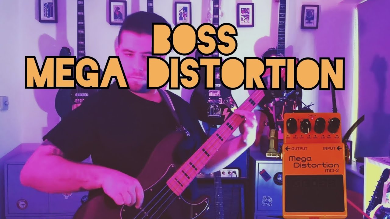 Boss: MD-2 Mega Distortion &mdash; On Bass | theoandhispedals