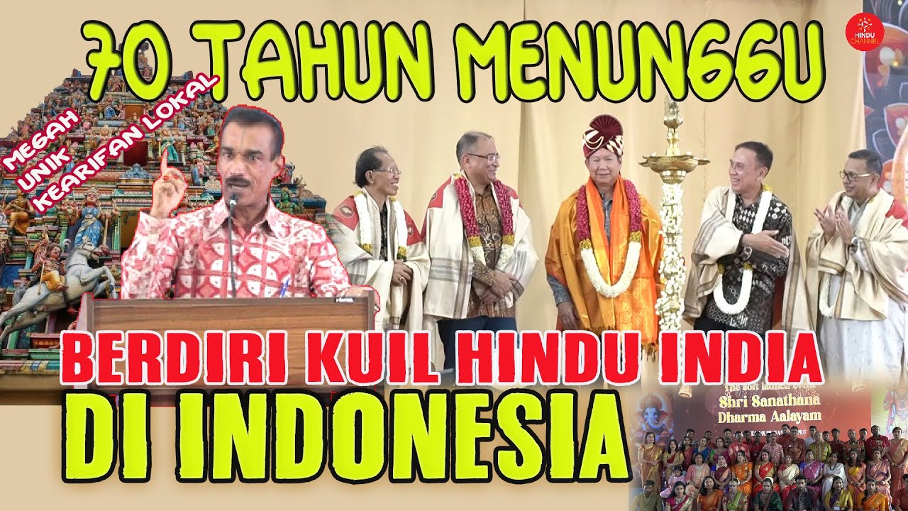 KETURUNAN INDIA BERHASIL MENDIRIKAN TEMPAT IBADAH | DIRJEN BIMAS HINDU HADIRI PERESMIAN KUIL